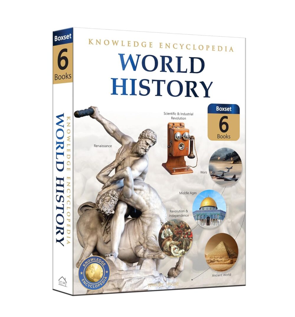 World History - Collection of 6 Books : Knowledge Encyclopedia For Children (Box Set) Paperback