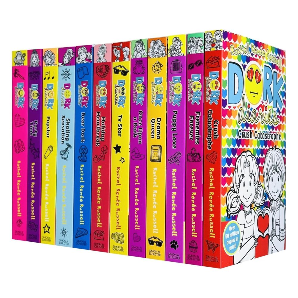Dork Diaries x 12 2018 set Rachel Renée Russell Paperback
