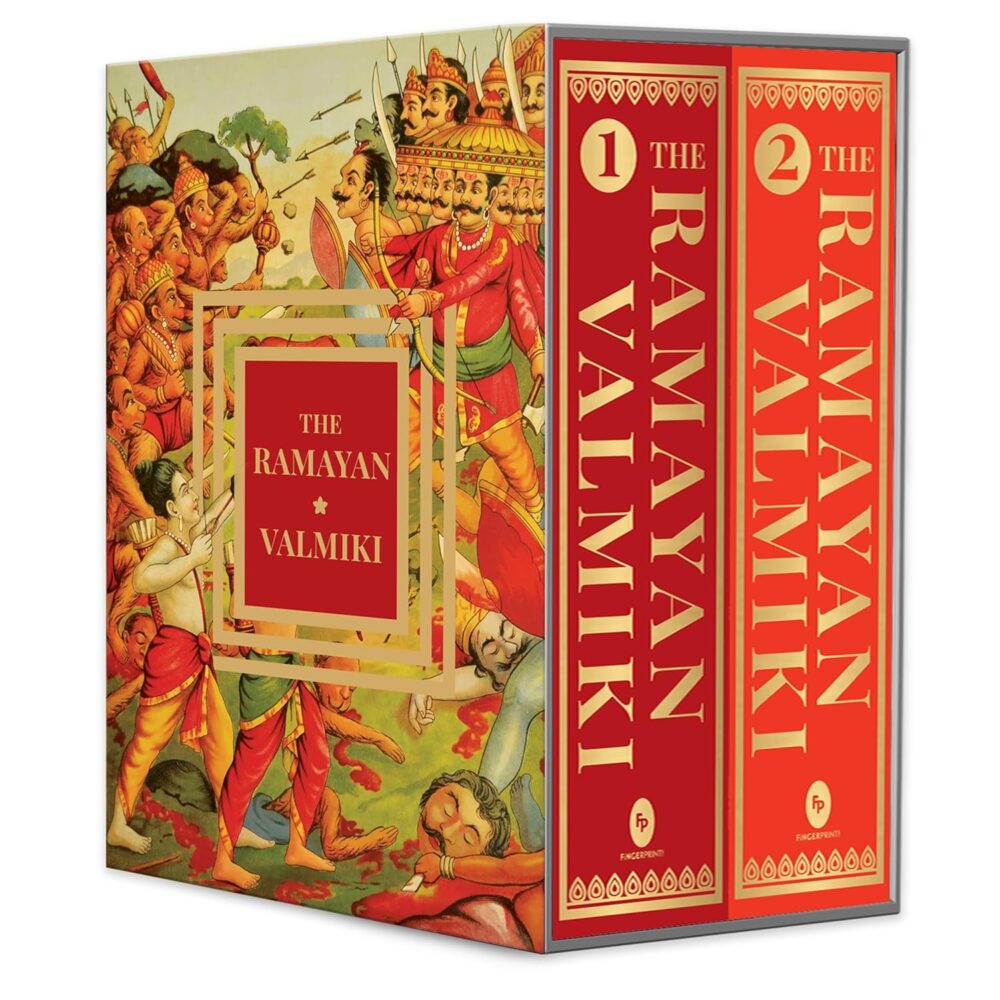 The Ramayan of Valmiki: Volume 1 & 2 (Deluxe Hardbound Edition) Boxed Set Hardcover